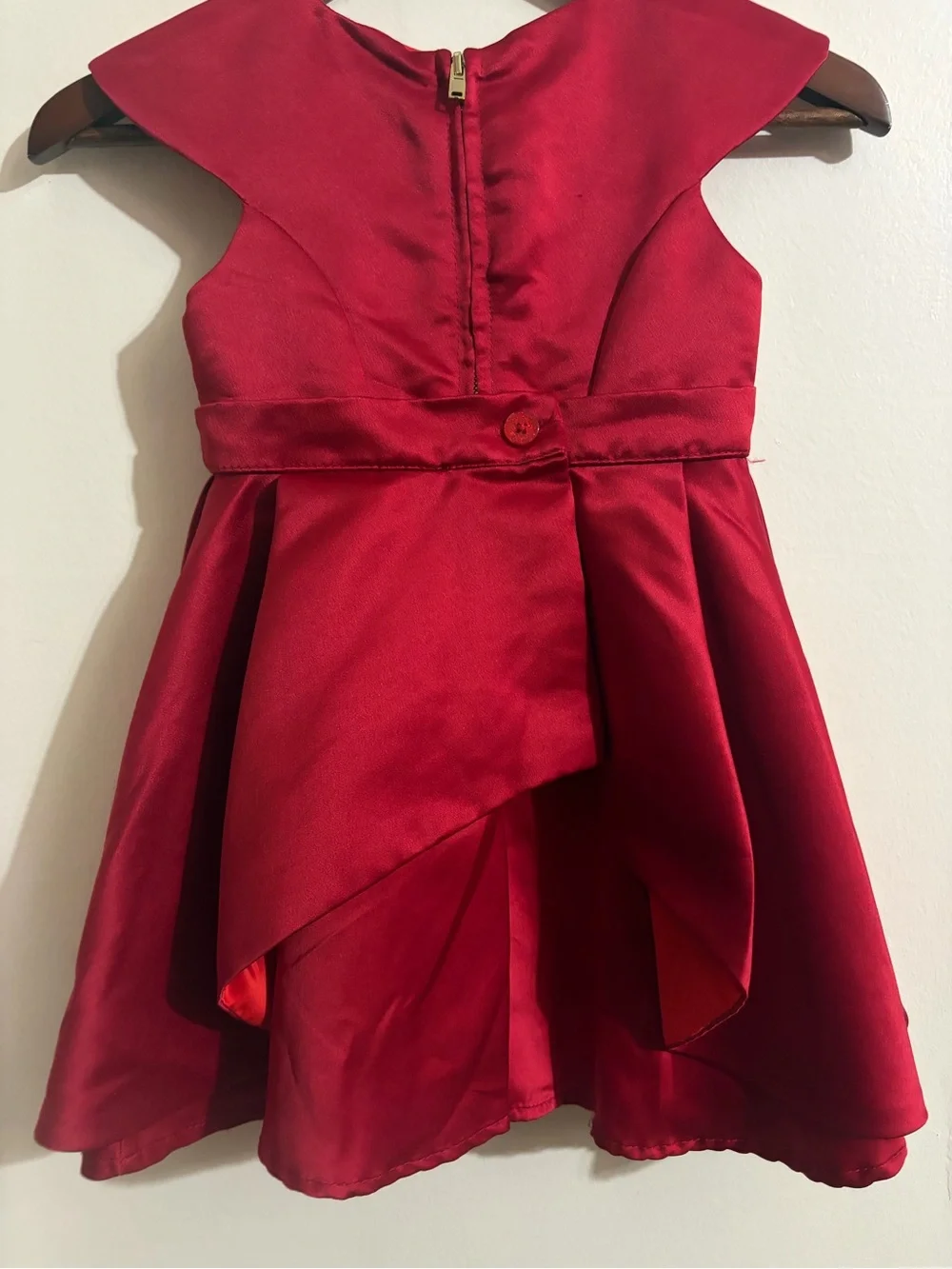 Disney Red Elena Princess Dress with Gold Embroidery